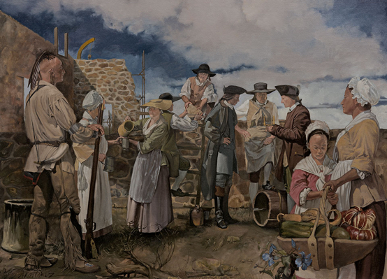 Meeting at Martins Tavern